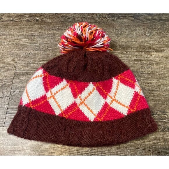 Columbia Women’s Argyle Beanie Winter Hat Omni-Heat Insulated Wool Alpaca Blend - Picture 3 of 10